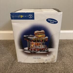 Dept. 56 Snow Village Franky’s Hot Dogs